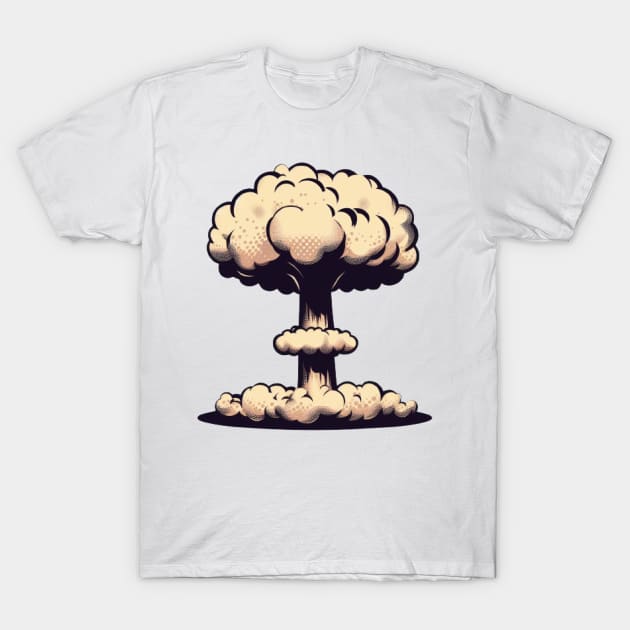 nuclear bomb mushroom cloud atomic war T-Shirt by Anthony88